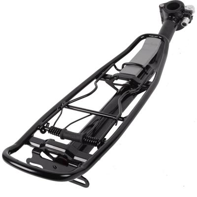 Atran velo achterdrager aan zadelpen active zwart