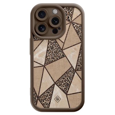 iPhone 13 Pro bruine case - Leopard abstract iPhone 13 Pro bruine case - Leopard abstract