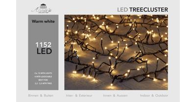 2,2-2,5m treecluster 15m/1152led warm wit Anna's collection - Annas collection