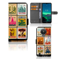 Nokia 1.4 | Flip Cover | Postzegels - thumbnail