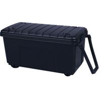 Really Useful Box opbergkoffer op wieltjes 160 liter, zwart - thumbnail