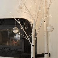 LED berk lichtboom wit 150cm - thumbnail