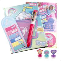 Dagboek met Accessoires Barbie 15 x 1 x 20 cm Multicolour - thumbnail