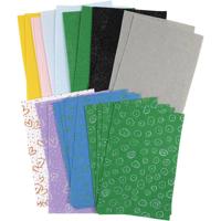 Creativ Company Hobbyvilt, vel 21x30 cm, dikte 1,5-2 mm, inhoud kan variëren , diverse kleuren, 24 vel/ 1 doos - thumbnail