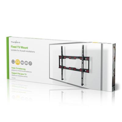 Nedis TVWM4030BK Vaste Tv-beugel Voor Gipsplaat Zwart 23 - 55" Max. 35 Kg 28 Mm Afstand Tot Muur Zwart - thumbnail