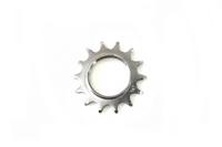 Fixed Tandwiel 14t met lockring - Zilver - thumbnail