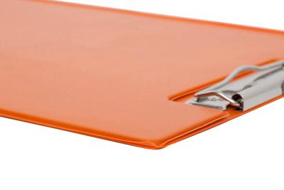 Klembordmap maul a4 staand penlus pvc neon oranje | 12 stuks