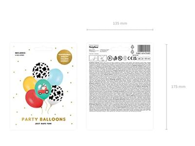 Ballonnen Boerderij Mix (6st)