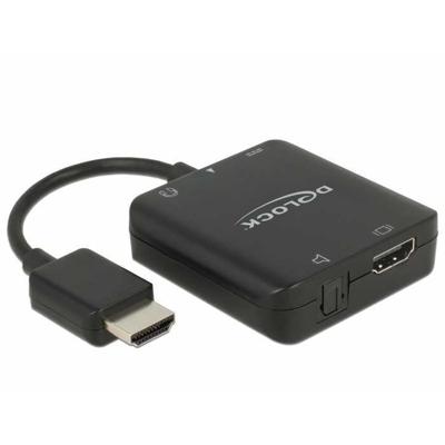 Delock 63276 HDMI-audio-extractor 4K 60 Hz compact Delock 63276 HDMI-audio-extractor 4K 60 Hz compact