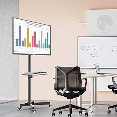 Techly ICA-TR21 flat panel vloer standaard Portable flat panel floor stand Zwart 139,7 cm (55 ) Techly ICA-TR21 flat panel vloer standaard Portable flat panel floor stand Zwart 139,7 cm (55 )