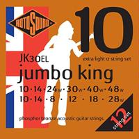 Rotosound JK30EL Jumbo King snaren voor 12-snarige gitaar 010-48w - thumbnail