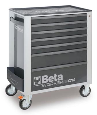 Beta BW 2400S G7/E-M Gereedschapswagen met 7 laden, gevuld met gereedschap | 309 Delig - 024006325