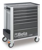 Beta BW 2400S G7/E-M Gereedschapswagen met 7 laden, gevuld met gereedschap | 309 Delig - 024006325 - thumbnail