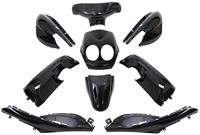 Edge Plaatset 9-delig voor yamaha neo's - bouwjaar 2008 - 2011 - 2 en 4 takt model - metallic zwart - thumbnail