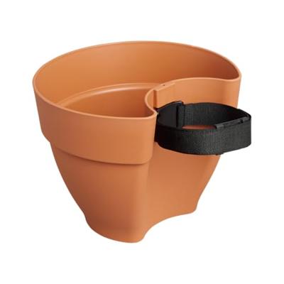 Elho Vibia Campana regenpijp bloempot 21x16cm terra - thumbnail