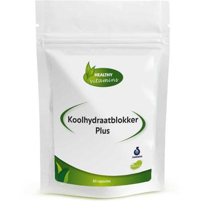 Koolhydraatblokker Plus | 60 vegan capsules | vitaminesperpost.nl