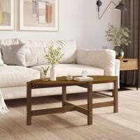 Salontafel 118x63x45 cm massief grenenhout honingbruin - thumbnail