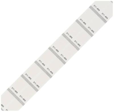 WAGO 211-855 Etiket voor thermotransferbedrukking 18 x 9 mm Kleur van het label: Wit Aantal etiketten: 1000