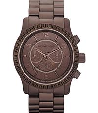 Horlogeband Michael Kors MK5543 Staal Bruin 24mm