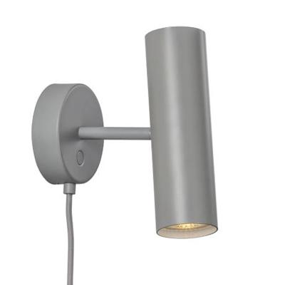 Wandlamp wit &apos;MIB 6&apos; gu10 leeslamp met stekker touch schakelaar verstelbaar DFTP