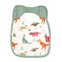 Nuby slabbetje Draagbaar met kraagje junior 27 cm groen - thumbnail