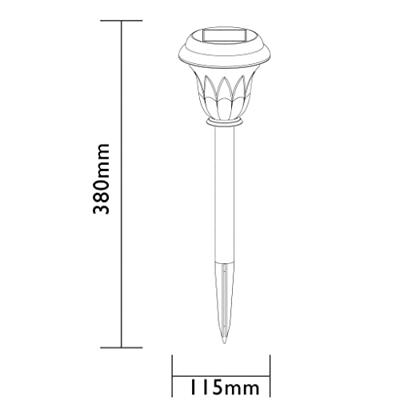 Luxform Solar Tuinlamp Pulsar - thumbnail