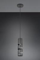 Trio Koker hanglampStream Ø 8cm - zwart - 364000132 - thumbnail