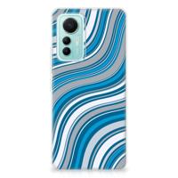 Xiaomi 12 Lite | TPU bumper | Waves Blue - thumbnail
