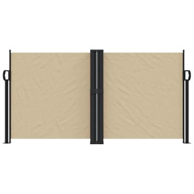 Windscherm uittrekbaar 120x600 cm beige Windscherm uittrekbaar 120x600 cm beige