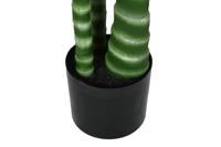 Decoratieve plant Home ESPRIT Polyethyleen Cement Palmboom 100 x 100 x 235 cm - thumbnail