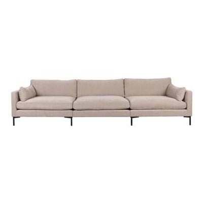 Zuiver 4,5-zits Bank 'Summer' 335cm, kleur Naturel Zuiver 4,5-zits Bank 'Summer' 335cm, kleur Naturel