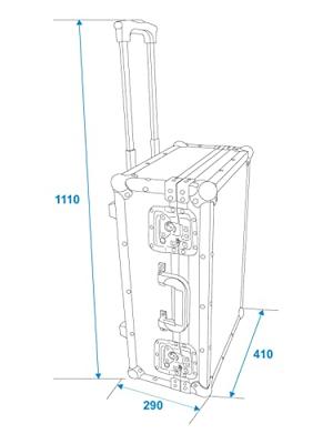 Roadinger UKC-1 30126232 Universele koffer (l x b x h) 380 x 550 x 260 mm