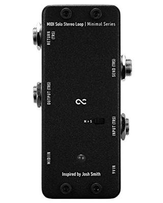 One Control Minimal Series MIDI Solo Stereo Loop True Bypass Loop effectpedaal