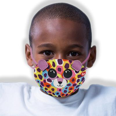 TY wasbaar kinder mondkapje luipaard giselle verstelbaar 3+ TY wasbaar kinder mondkapje luipaard giselle verstelbaar 3+