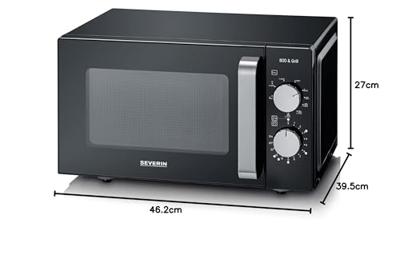 Severin MW7762 Combi Magnetron 20L 1000W Zwart Severin MW7762 Combi Magnetron 20L 1000W Zwart
