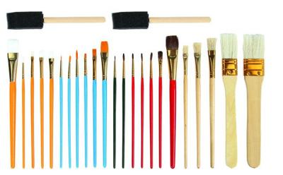 Kwastenset conda 25-delig | 12 stuks