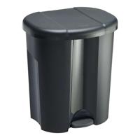 Rotho Pila Afvalbak 40L Zwart - thumbnail