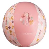 Little Dutch Strandbal Ocean Dreams Roze 35 cm - thumbnail