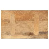 Tafelblad rechthoekig 60x20x3,8 cm massief mangohout - thumbnail