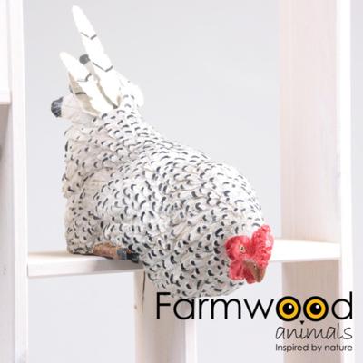 Farmwood Animals Farmwood kip op rand 23x14x24cm