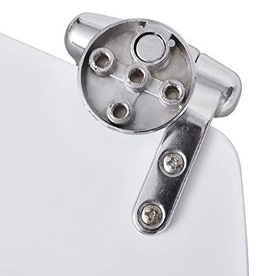 VidaXL Toiletbril soft-close simpel ontwerp mdf wit VidaXL Toiletbril soft-close simpel ontwerp mdf wit