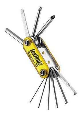 IceToolz Spec.ger. gereedschapset 10 delig heft zakmes amaze 10