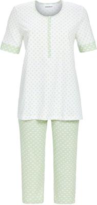 Katoenen pyjama zeesterren groen