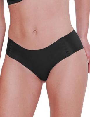 Zero Feel hipster 2.0 - Invisible - Naadloze dames short - Dames Onderbroek die niet doorschijnt - Zwart - Huidskleur