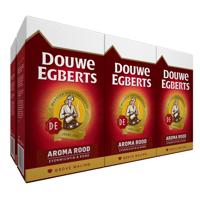 Douwe Egberts - Aroma rood (grove maling) - 6x 250g - thumbnail