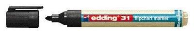 Viltstift edding 31 eco flipover rond 1.5-3mm zw | 10 stuks