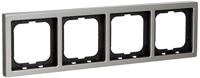 Busch-Jaeger 2CKA001754A4320 Frame Frame 4-voudig RVS 1 stuk(s) - thumbnail