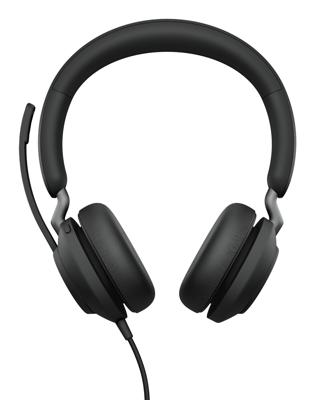 Jabra Evolve2 40 SE Headset Bedraad Hoofdband Oproepen/muziek USB Type-C Zwart