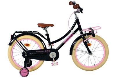 Volare excellent kinderfiets - meisjes - 18 inch - zwart - 95% afgemonteerd