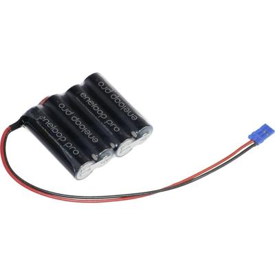 Panasonic eneloop Pro F1x4 Graupner Accupack Aantal cellen: 4 Batterijgrootte: AA (penlite) Kabel, Stekker NiMH 4.8 V 2450 mAh Panasonic eneloop Pro F1x4 Graupner Accupack Aantal cellen: 4 Batterijgrootte: AA (penlite) Kabel, Stekker NiMH 4.8 V 2450 mAh